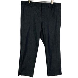 Ann Taylor Factory Signature Pants Size 16 Cotton/Spandex Blend, Midnight Blue